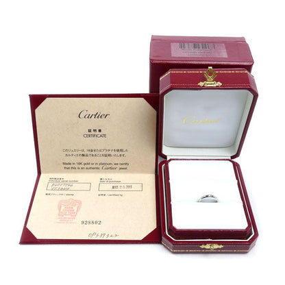 Cartier Platinum 1895 Wedding Diamond Ring — view 8