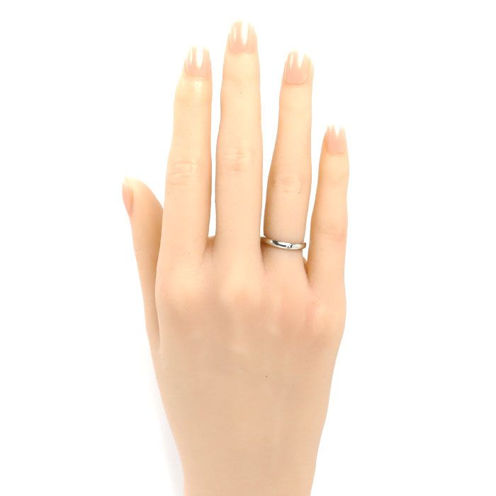 Cartier Platinum 1895 Wedding Diamond Ring — view 7