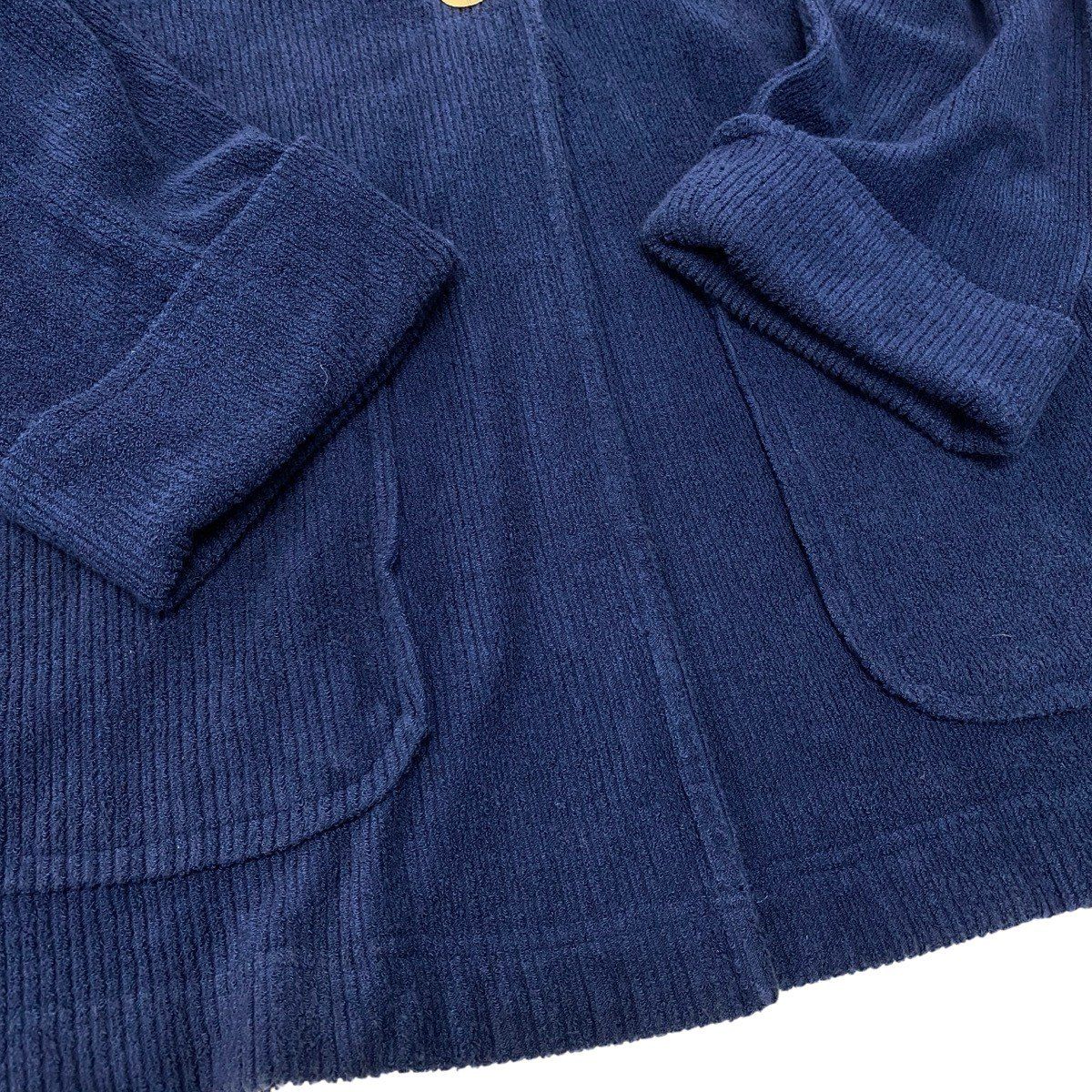 Dior Sport Chesterfield Rib Pile CD Logo Gold Button Navy M — view 6