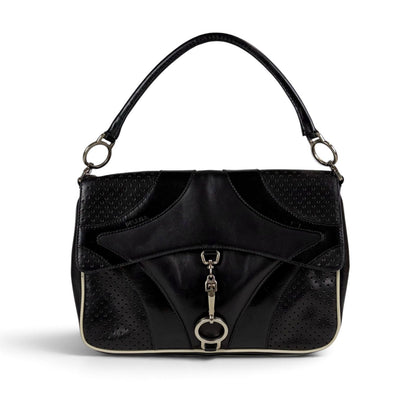 Prada Vitello Drive Hobo Black
