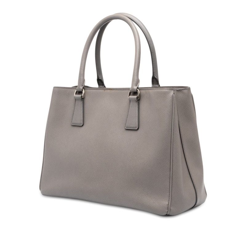 Prada Galleria Handbag Gray Saffiano Leather — view 2