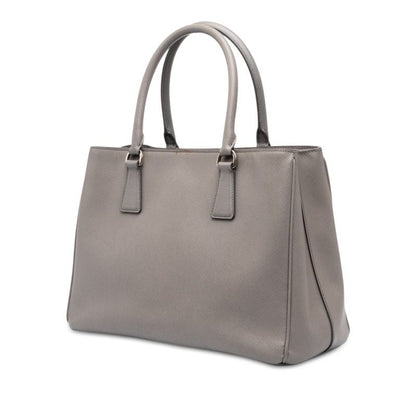 Prada Galleria Handbag Gray Saffiano Leather — view 2