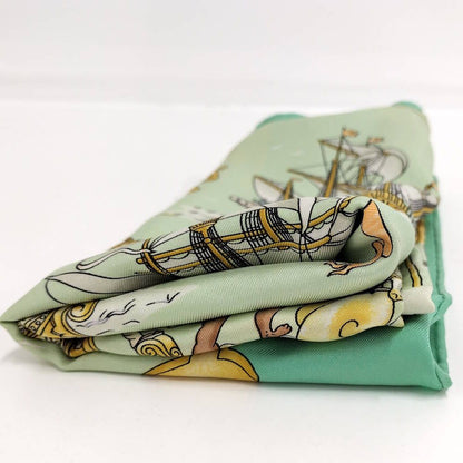 Hermes Carre 90 Sailing Ship of Light Voiles de Lumiere Scarf — view 3
