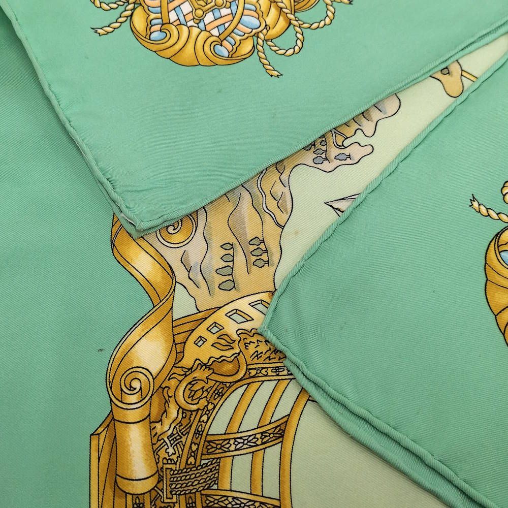 Hermes Carre 90 Sailing Ship of Light Voiles de Lumiere Scarf — view 7