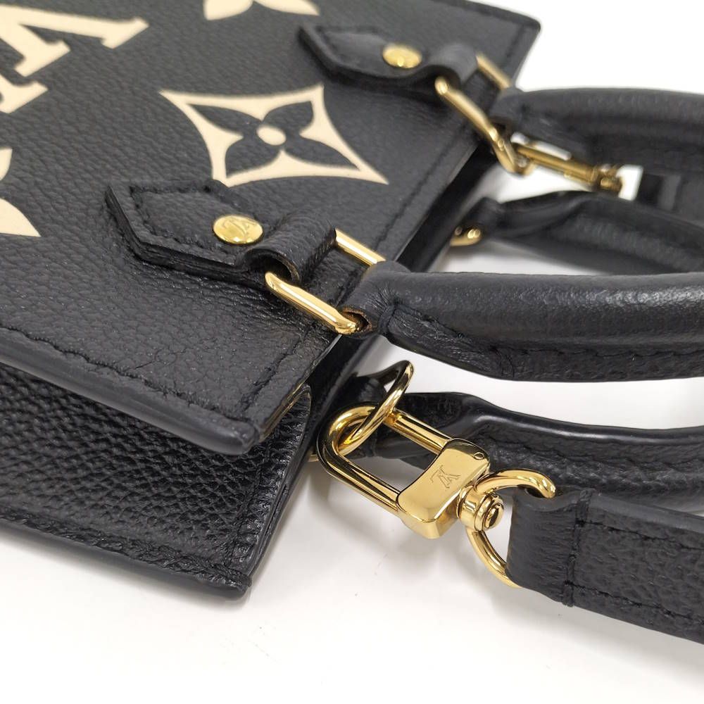 Louis Vuitton Sac Plat 2-Way Handbag Bicolor Monogram Empreinte — view 5
