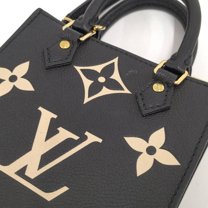 Louis Vuitton Sac Plat 2-Way Handbag Bicolor Monogram Empreinte — view 6