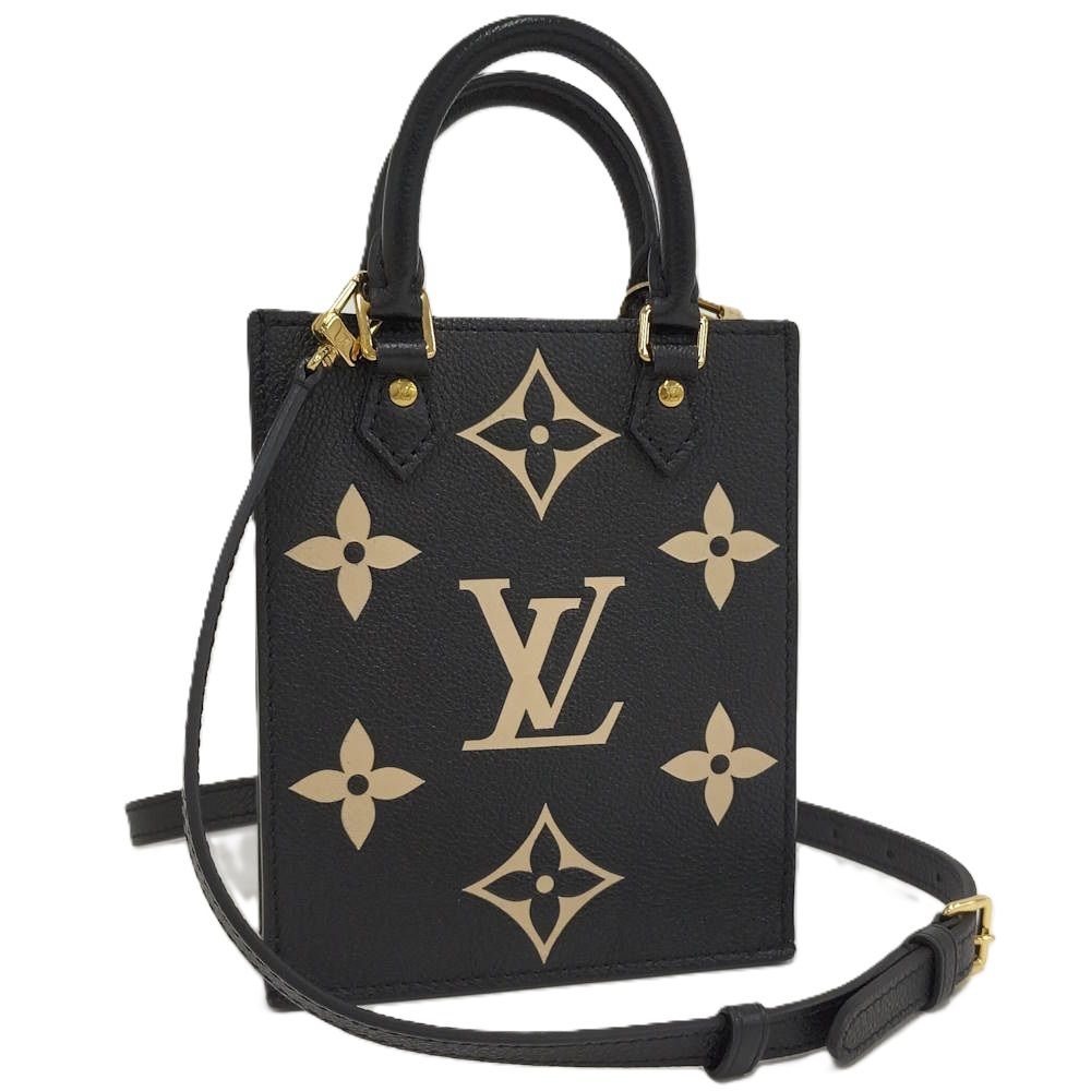 Louis Vuitton Sac Plat 2-Way Handbag Bicolor Monogram Empreinte