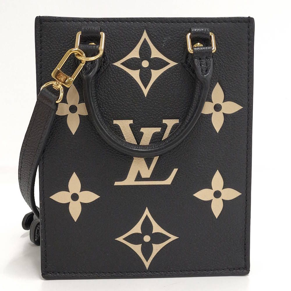 Louis Vuitton Sac Plat 2-Way Handbag Bicolor Monogram Empreinte — view 2
