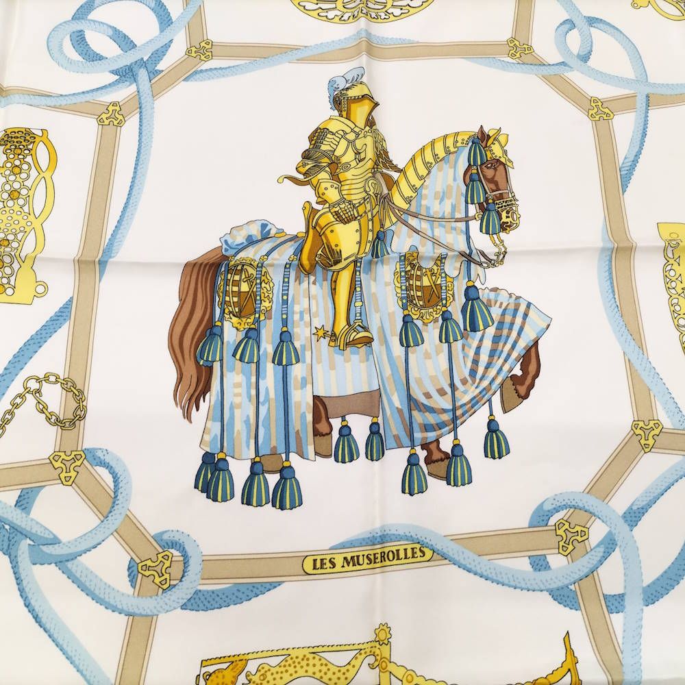 Hermes Carre 90 les Muserolles Scarf — view 4