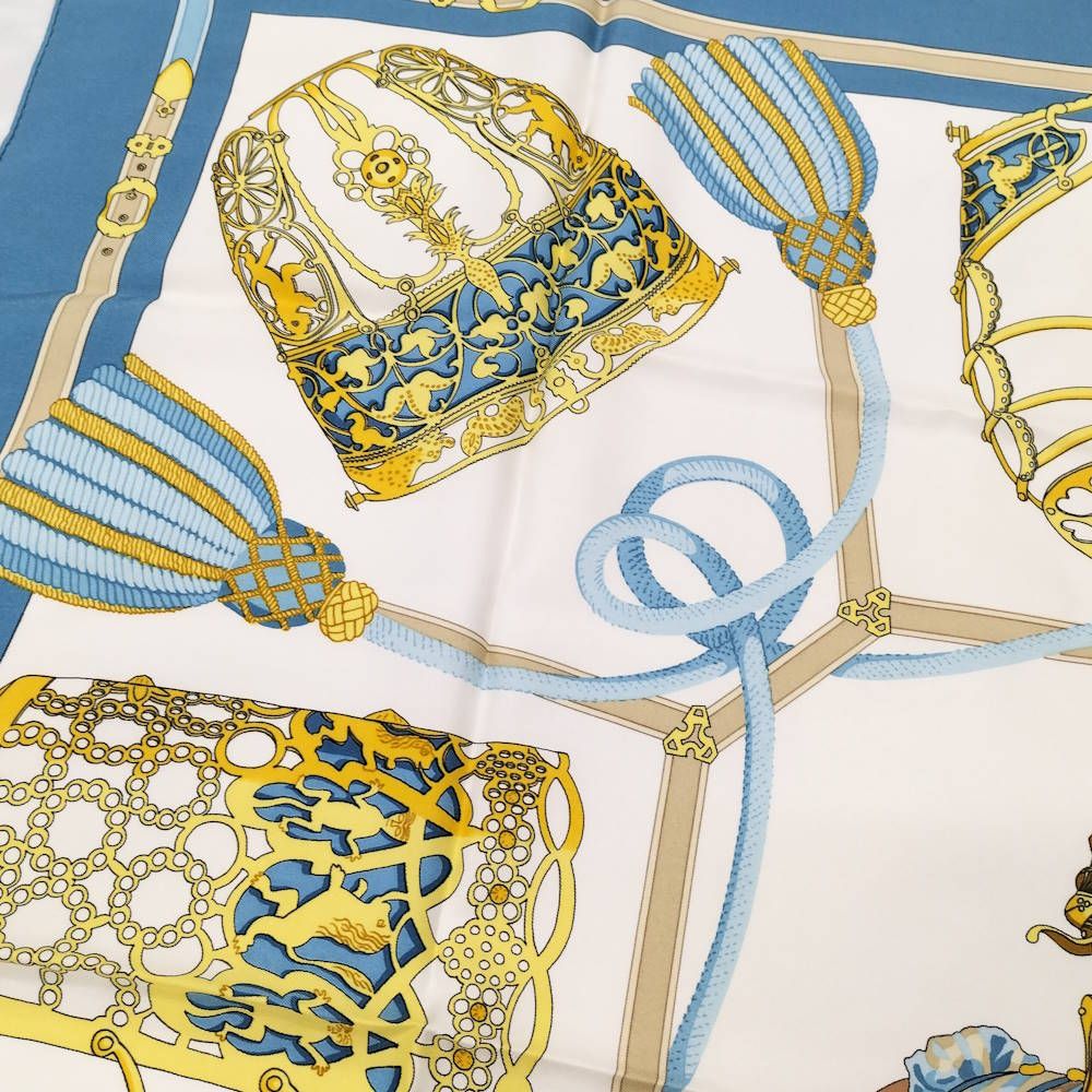 Hermes Carre 90 les Muserolles Scarf — view 3