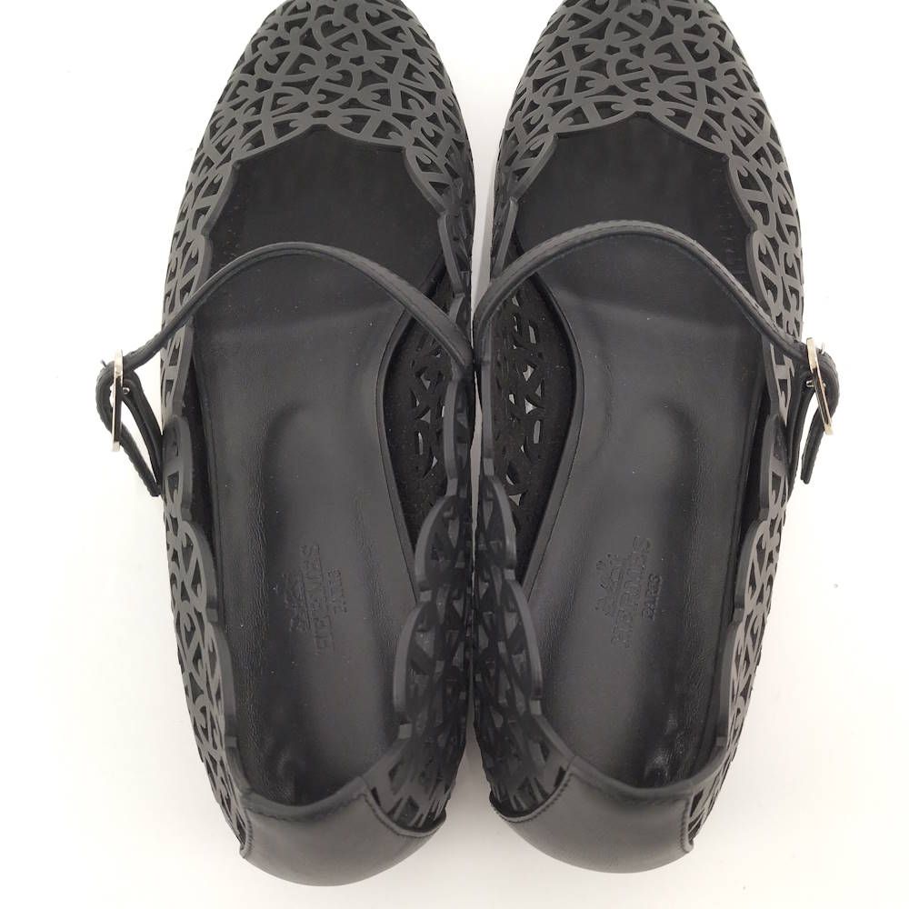 Hermes Meri Ballet Shoes Black — view 7