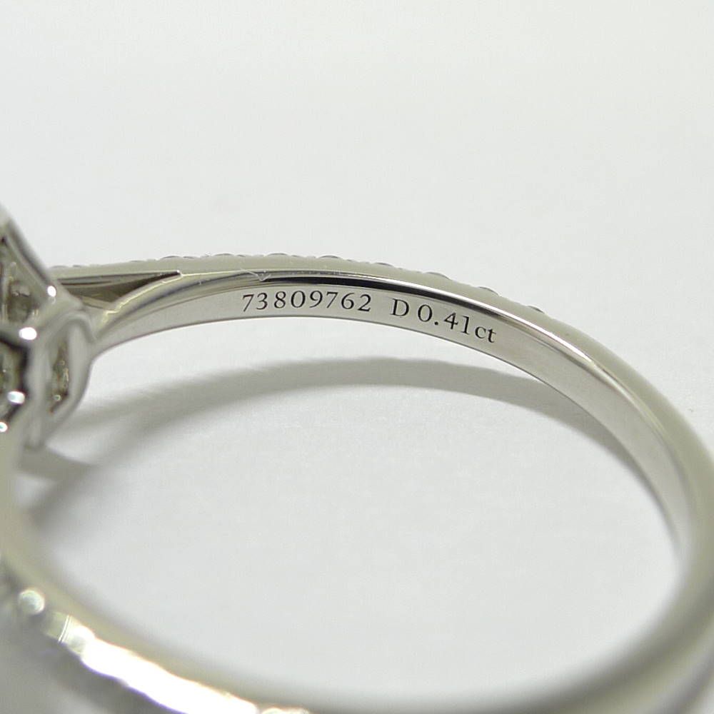 Tiffany & Co Soleste Ring Platinum Diamond — view 6