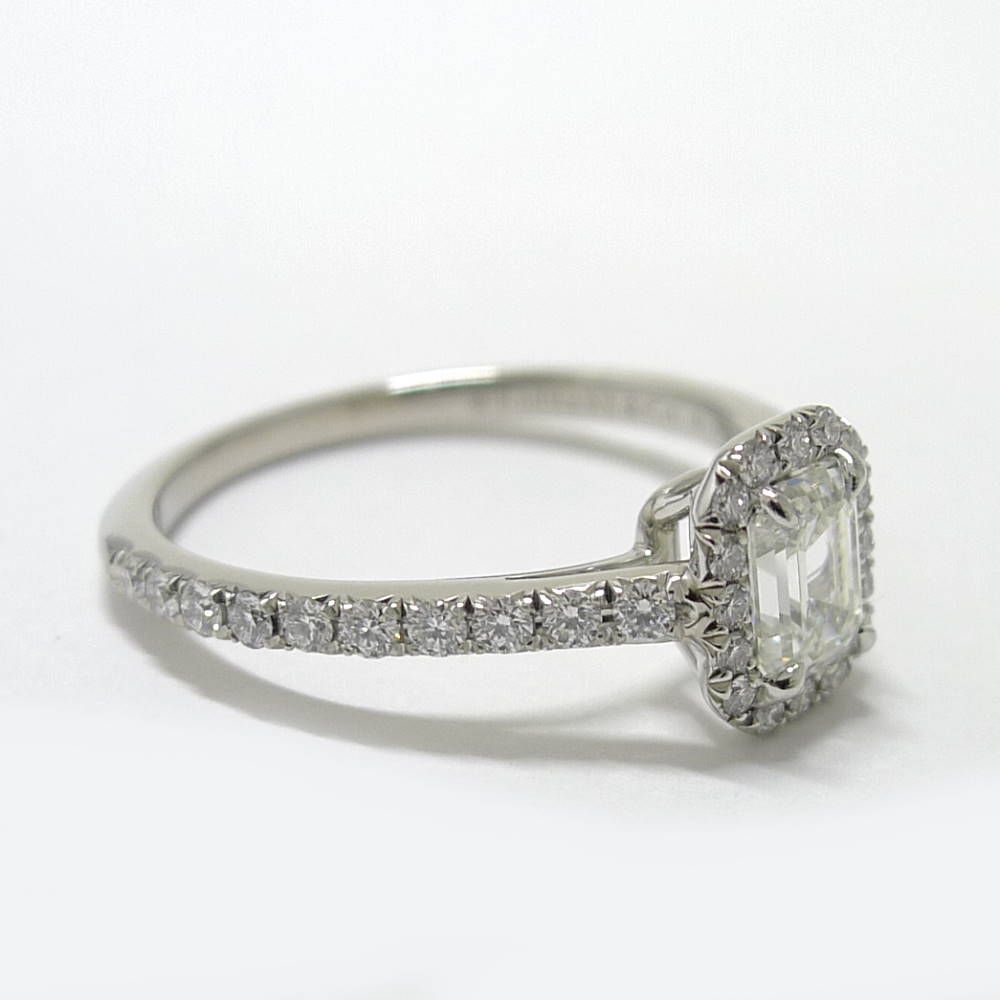 Tiffany & Co Soleste Ring Platinum Diamond — view 4