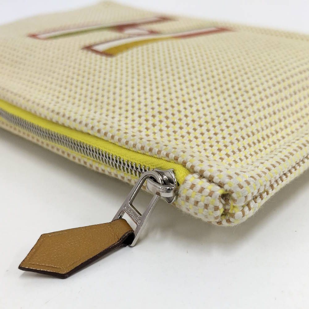 Hermes Faubourg Corner Pouch Toile — view 5