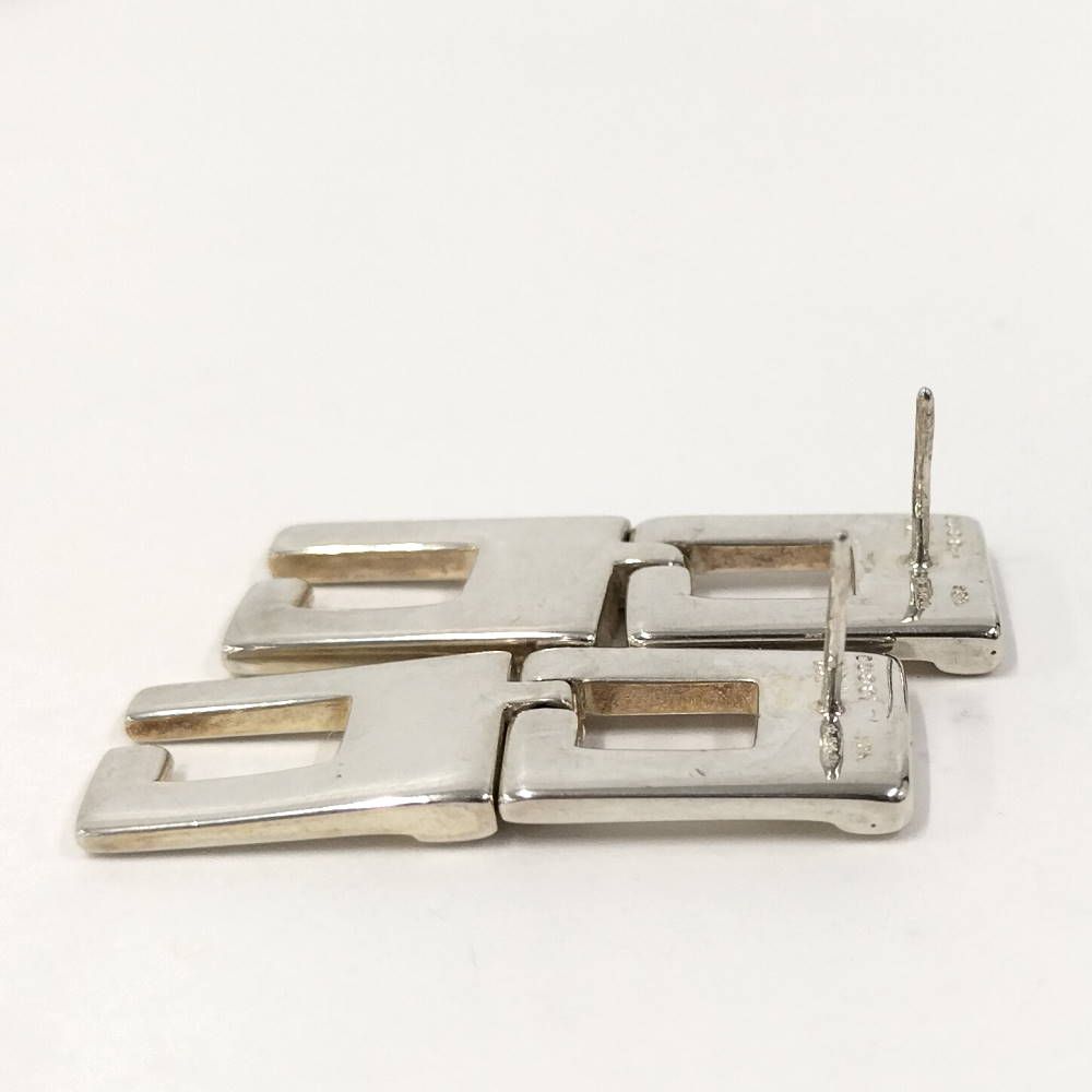 Gucci G Logo Earrings Silver — view 4