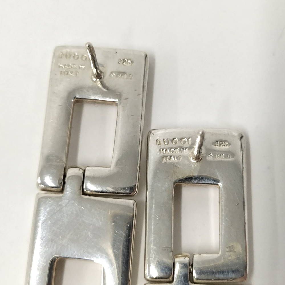 Gucci G Logo Earrings Silver — view 6