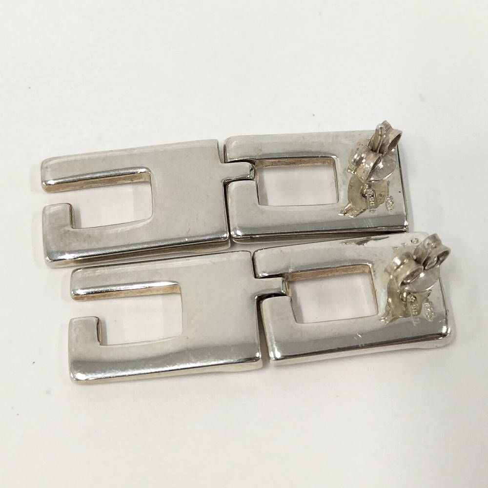 Gucci G Logo Earrings Silver — view 2