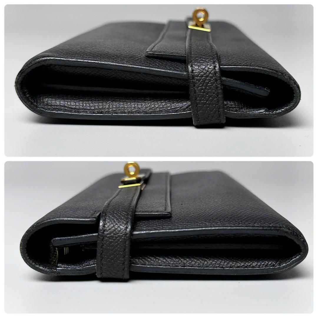 Hermes Kelly Wallet Black Gold — view 6