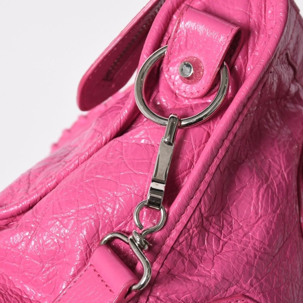 Balenciaga Classic City Small Handbag Leather Pink Gold — view 8