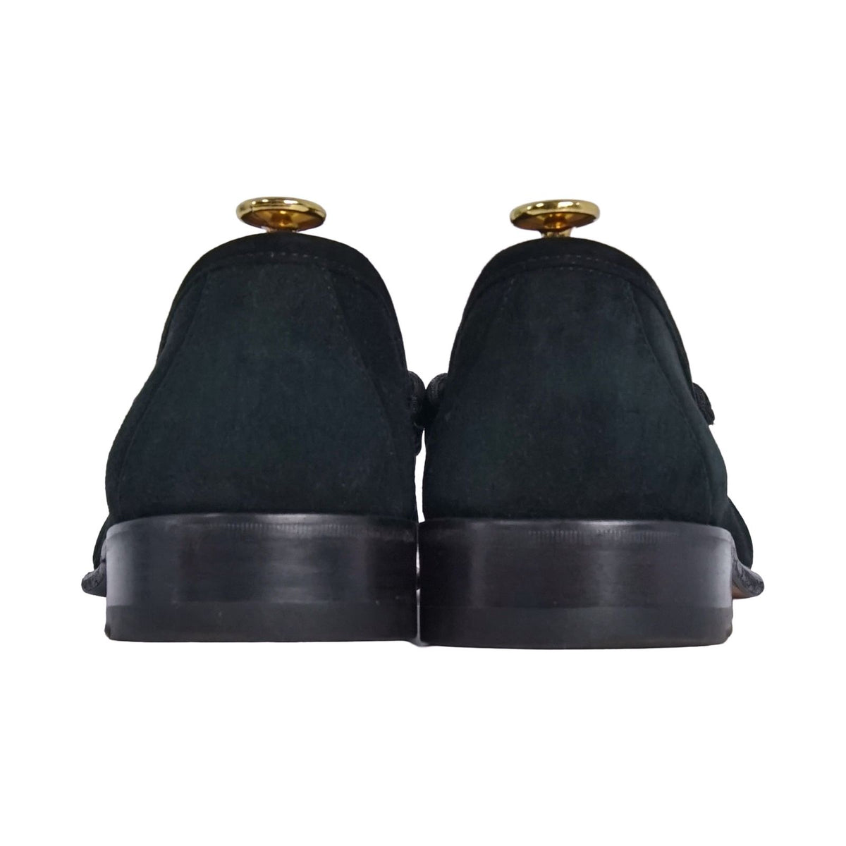 Gucci Loafers Moccasins Business Shoes Horsebit Eee Suede Black 9.5 — view 5