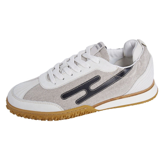 Hermes Sneakers Jet Low Cut H Logo Shoes Suede Canvas White