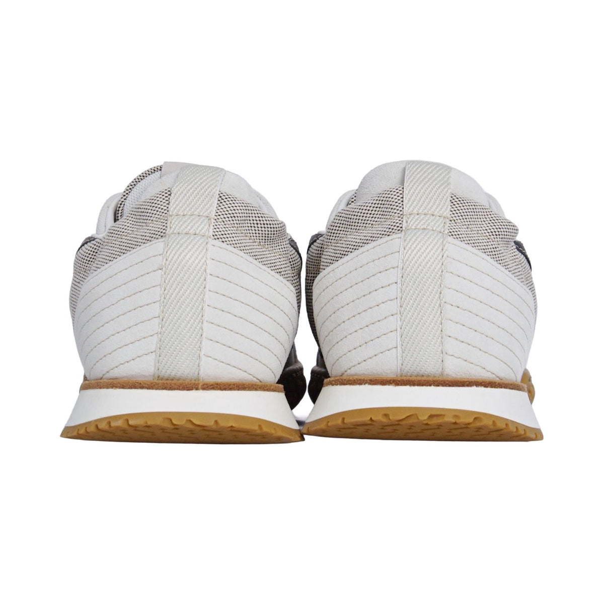 Hermes Sneakers Jet Low Cut H Logo Shoes Suede Canvas White — view 5