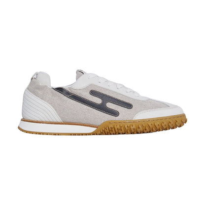 Hermes Sneakers Jet Low Cut H Logo Shoes Suede Canvas White — view 6