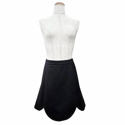 Louis Vuitton Cotton Wool LV Zip Lining Monogram Scalloped Hem Short Flare — view 2
