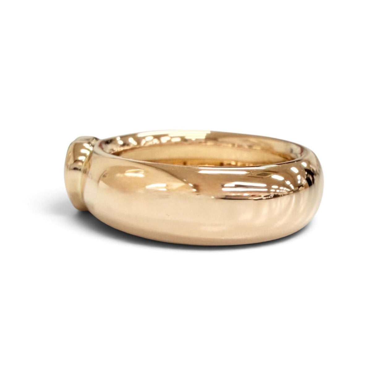 Tiffany & Co Friendship Ring 750 Peridot Yellow Gold Green — view 2