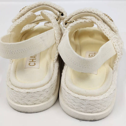 Chanel Sandals Ivory — view 6
