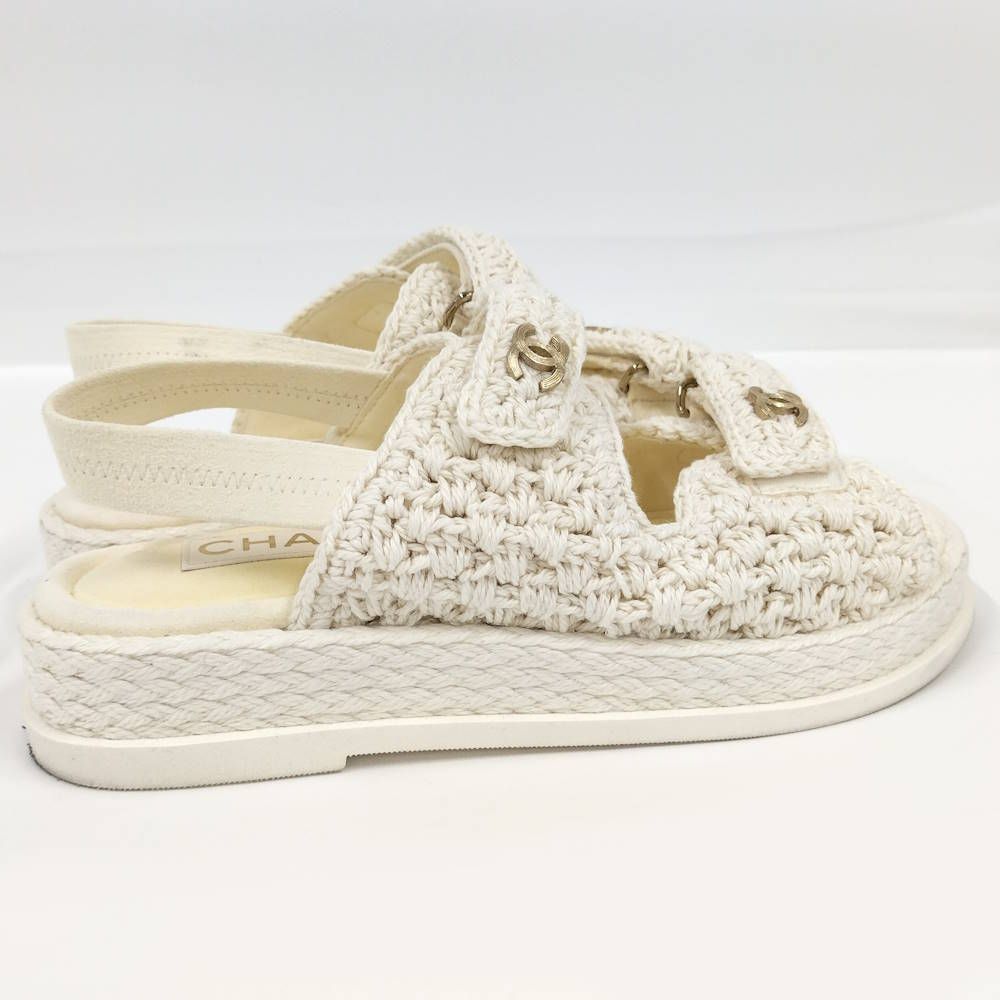 Chanel Sandals Ivory — view 3