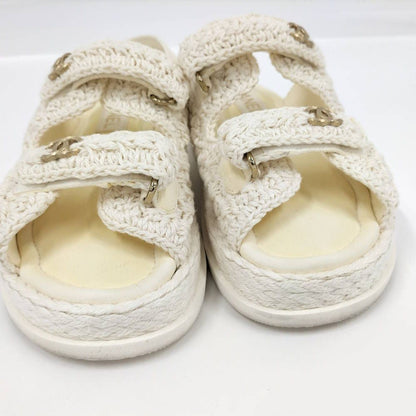 Chanel Sandals Ivory — view 5