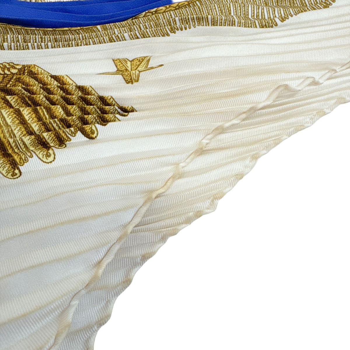Hermes Saber Decorative Bag Silk Scarf Blue