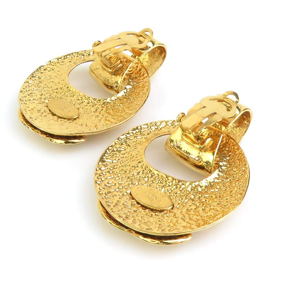 Chanel Earrings Gold — view 8