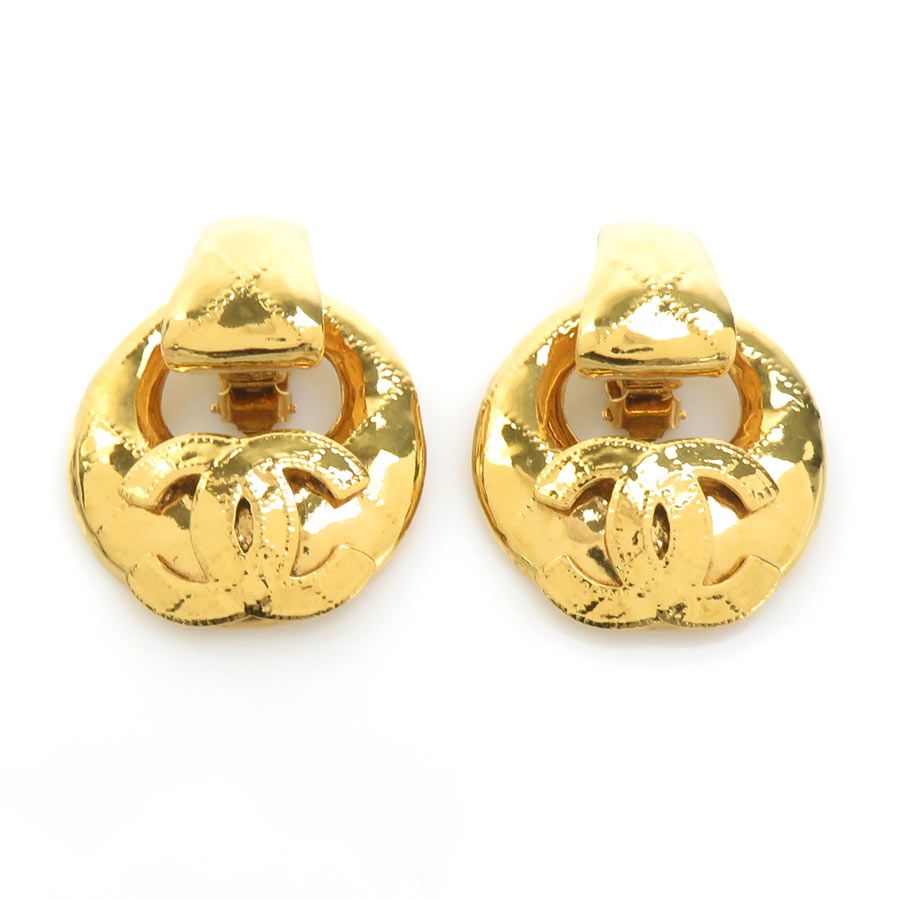 Chanel Earrings Gold — view 4