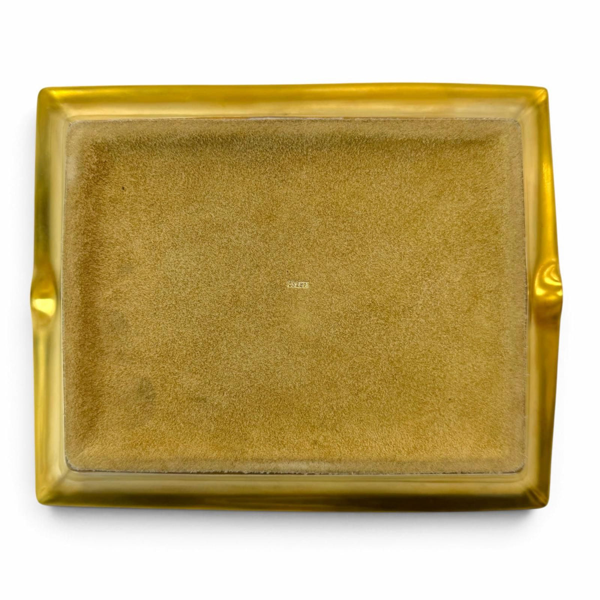 Hermes Ashtray Ceramic Samurai Gold Leaf Orange — view 3