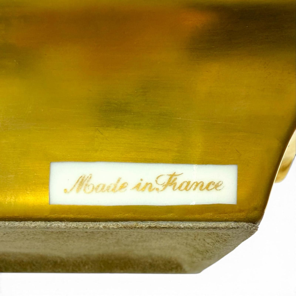 Hermes Ashtray Ceramic Samurai Gold Leaf Orange — view 6