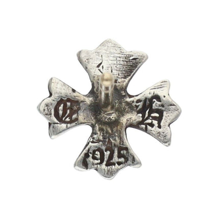 Chrome Hearts CH Plus Diamond CH Stud Silver Earrings — view 3