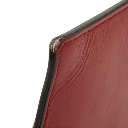Gucci Ghost Clutch Pouch Red Black Leather — view 4