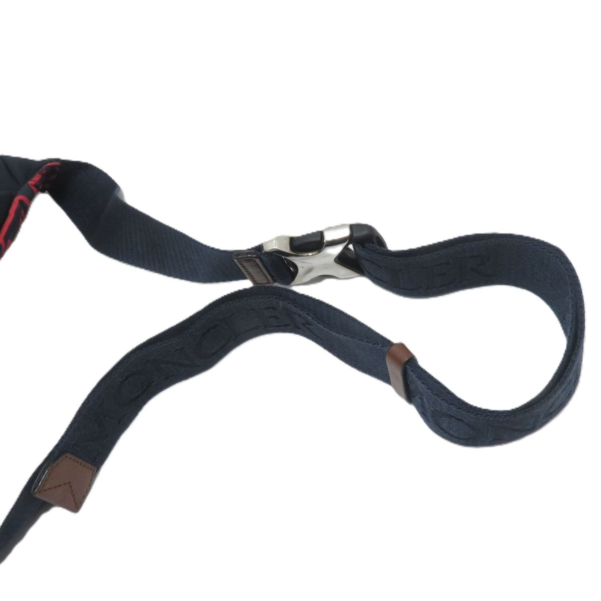 Moncler Waist Bag Navy Red Nylon Leather — view 5
