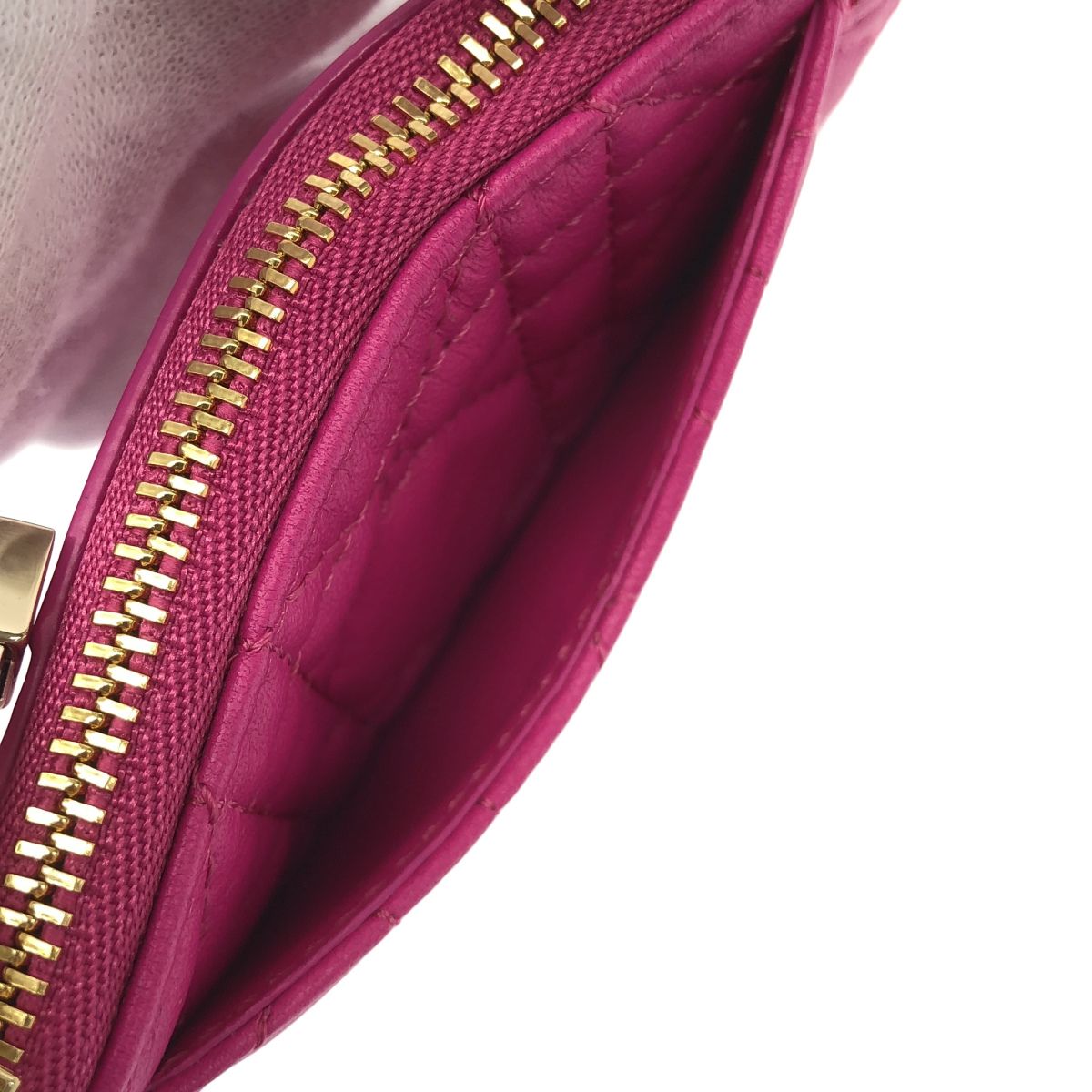 Dior Cannage Fragment Case Pink Card Holder — view 5