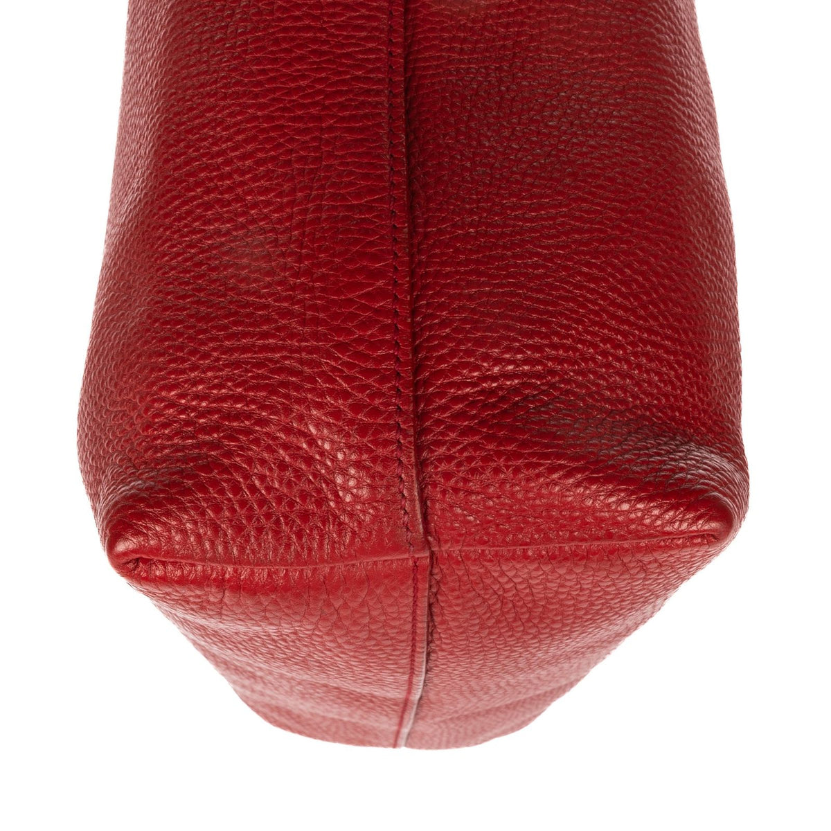 Prada Shopping Tote Bag Red Vitello Daino — view 7