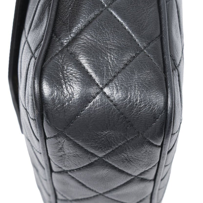 Chanel Camera Bag Black Quilted Lambskin Leather — view 7