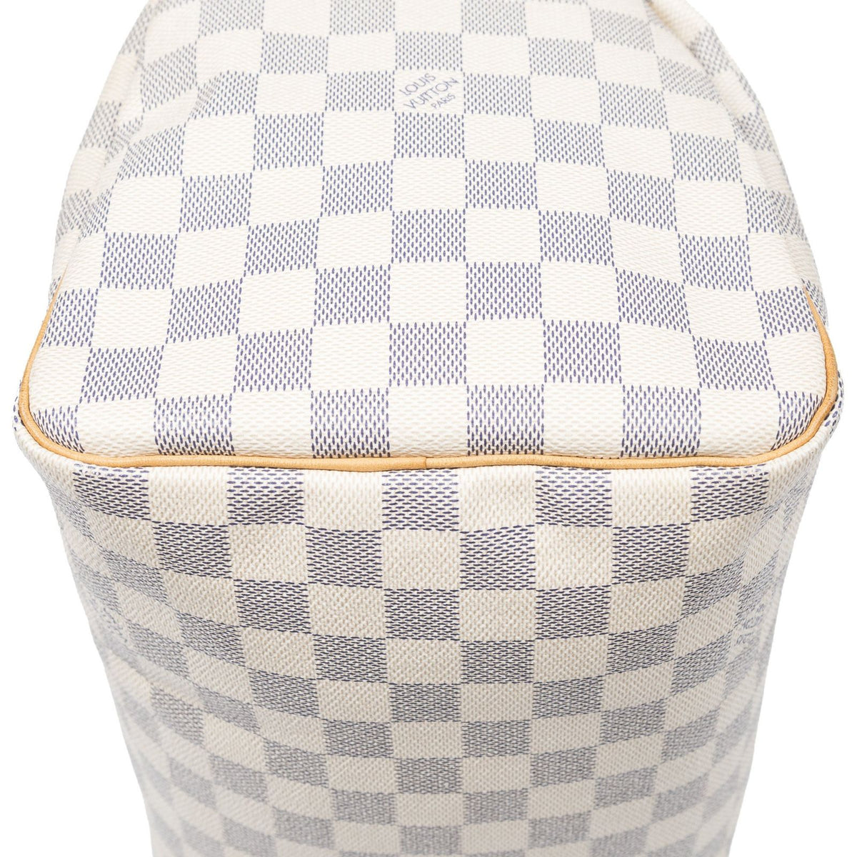 Louis Vuitton Speedy Ivory Damier Azur Handbag — view 7
