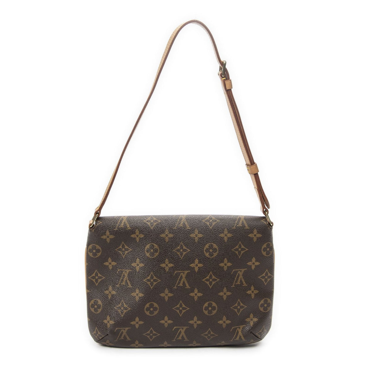 Louis Vuitton Musette Tango Brown Monogram Canvas Crossbody — view 5
