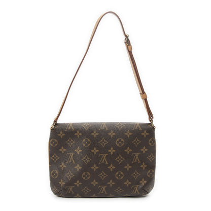 Louis Vuitton Musette Tango Brown Monogram Canvas Crossbody — view 5