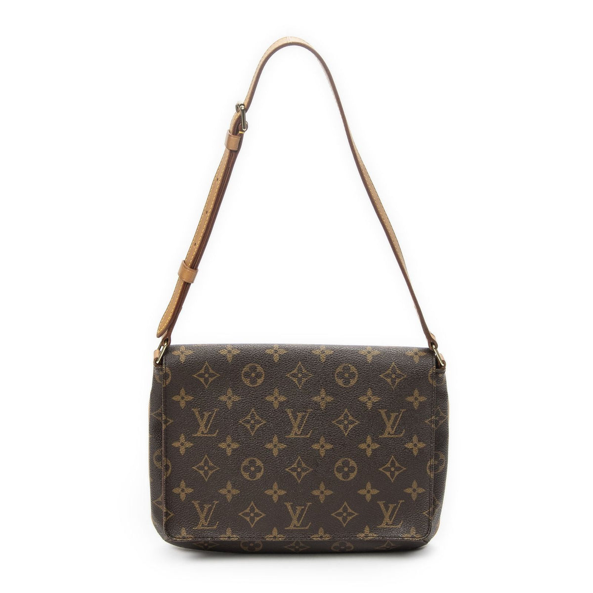 Louis Vuitton Musette Tango Brown Monogram Canvas Crossbody