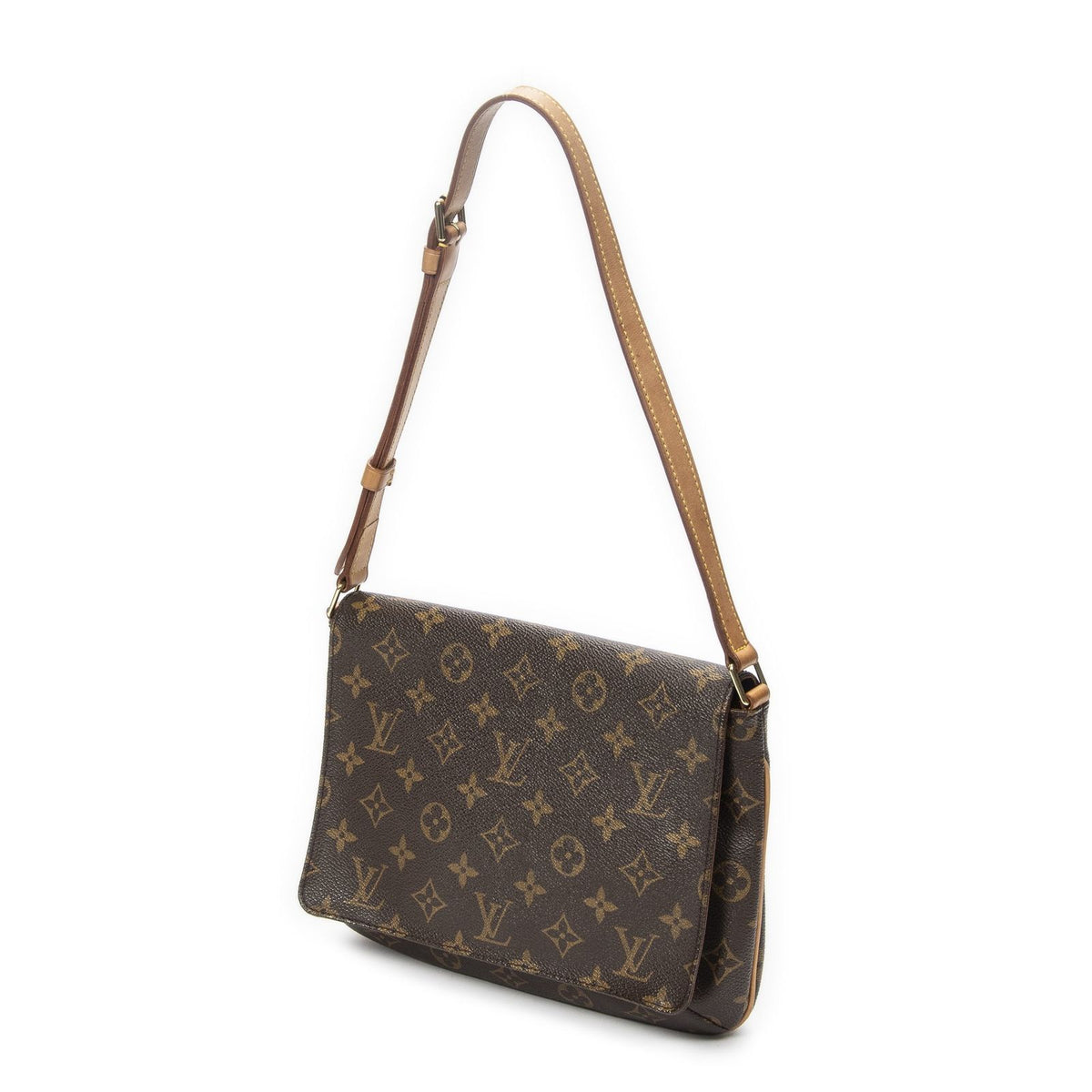 Louis Vuitton Musette Tango Brown Monogram Canvas Crossbody — view 2