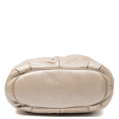 Gucci Sukey Top Handle Beige Grain Calfskin Leather — view 6