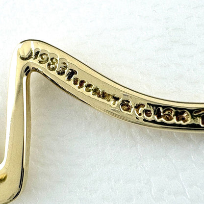 Tiffany & Co Scribble Yellow Gold Paloma Picasso Earrings — view 6